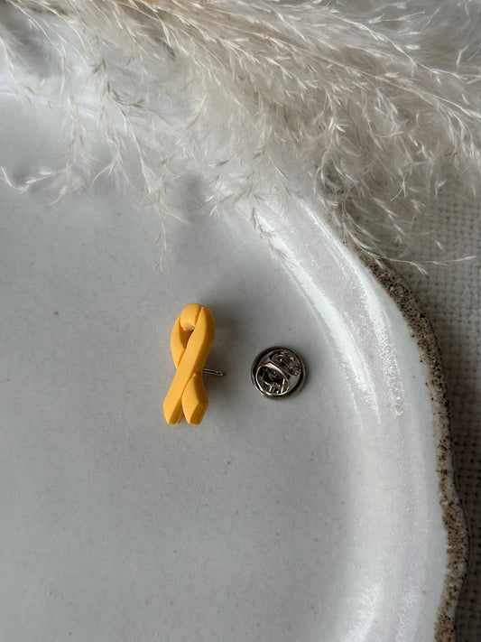 Support Our Troops Yellow Ribbon Pin