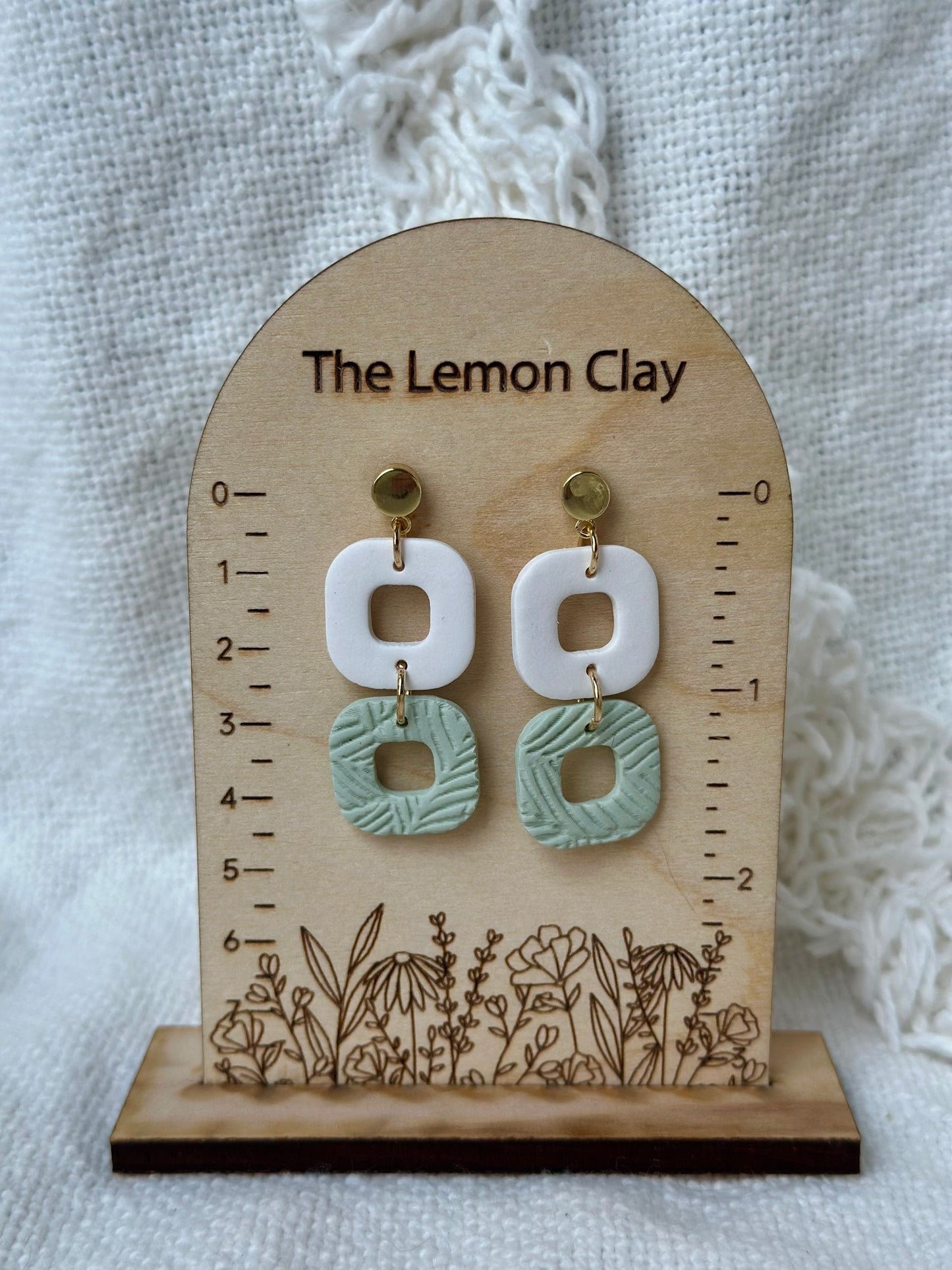 Leaf Textured Dangles