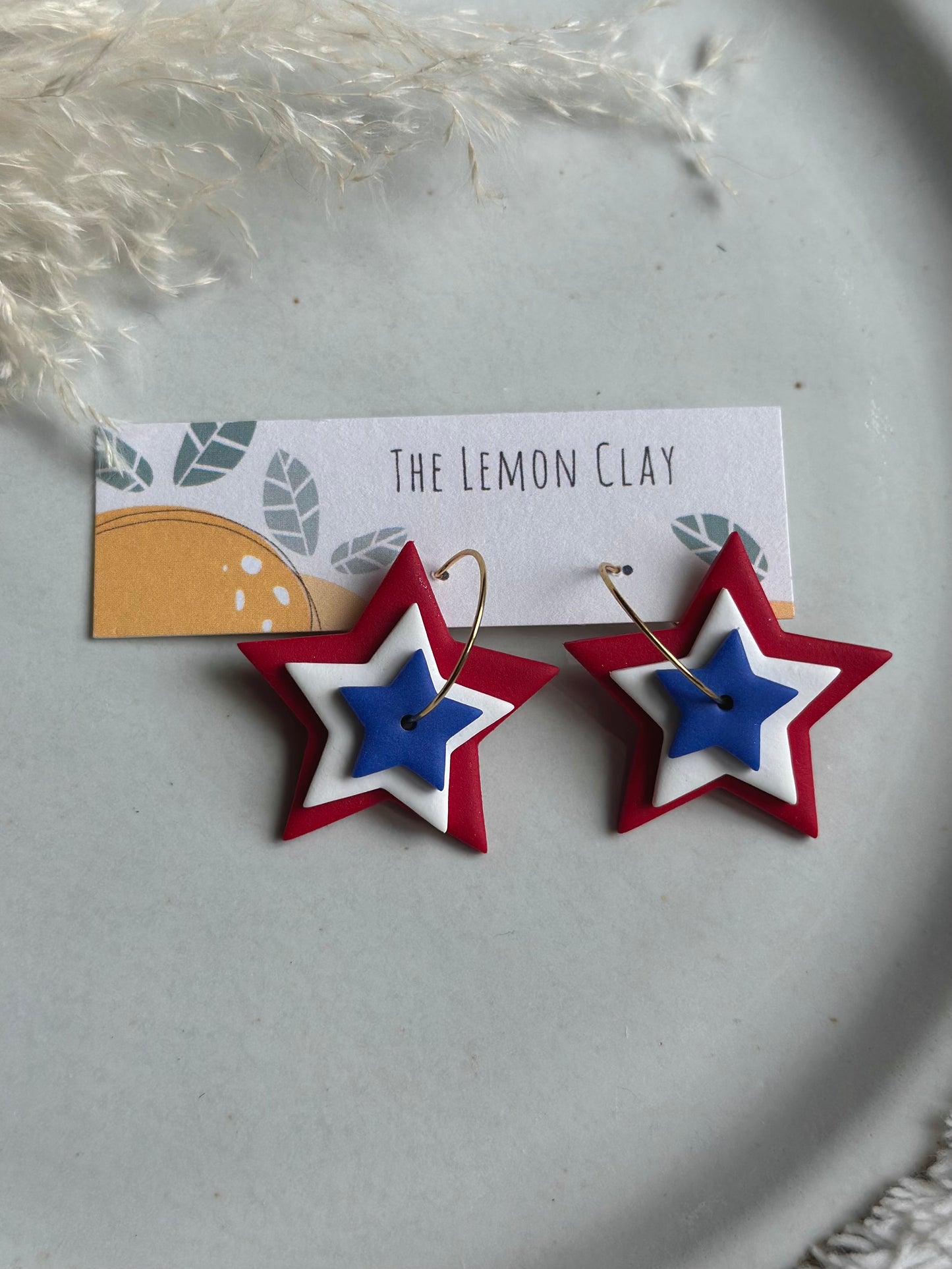 Patriotic Star Hoops