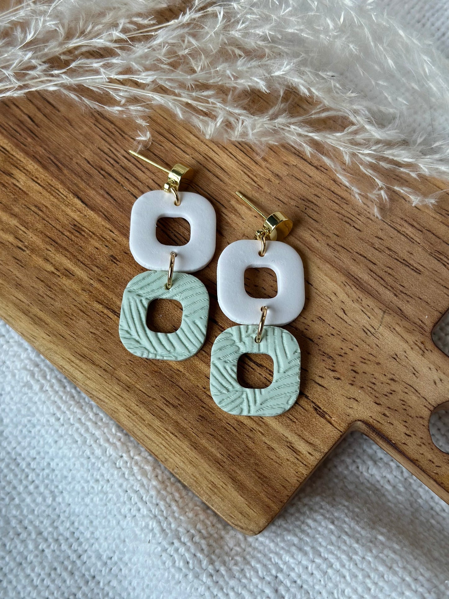 Leaf Textured Dangles