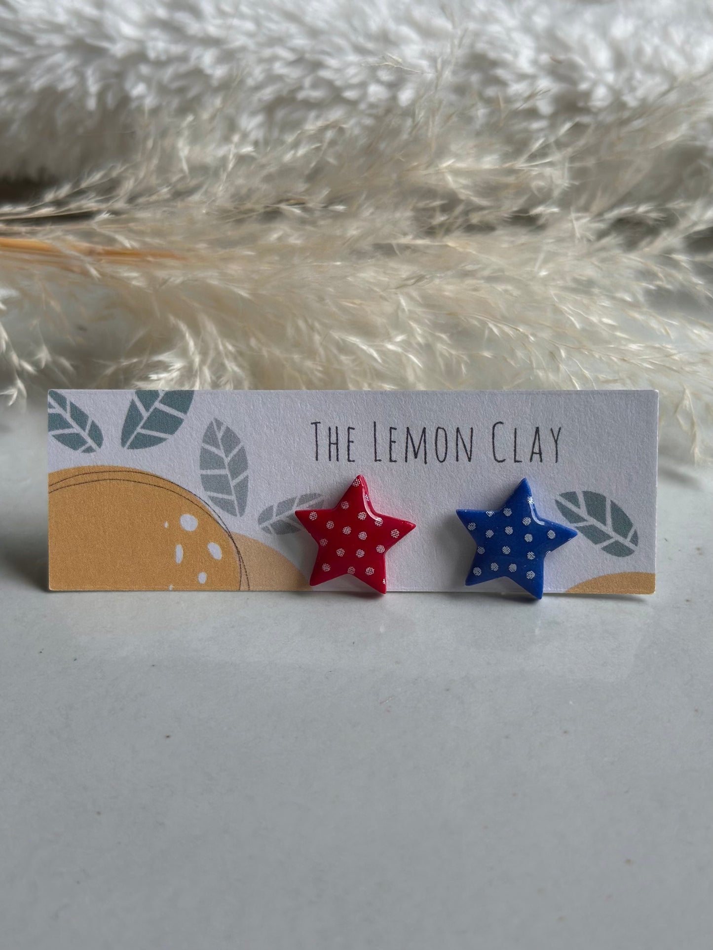 Patriotic Star Studs