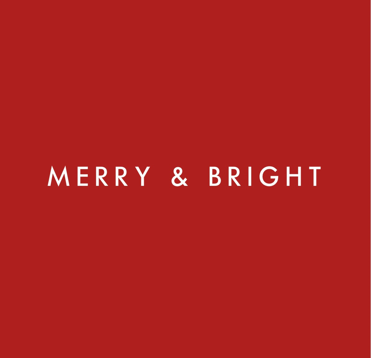 Merry and Bright