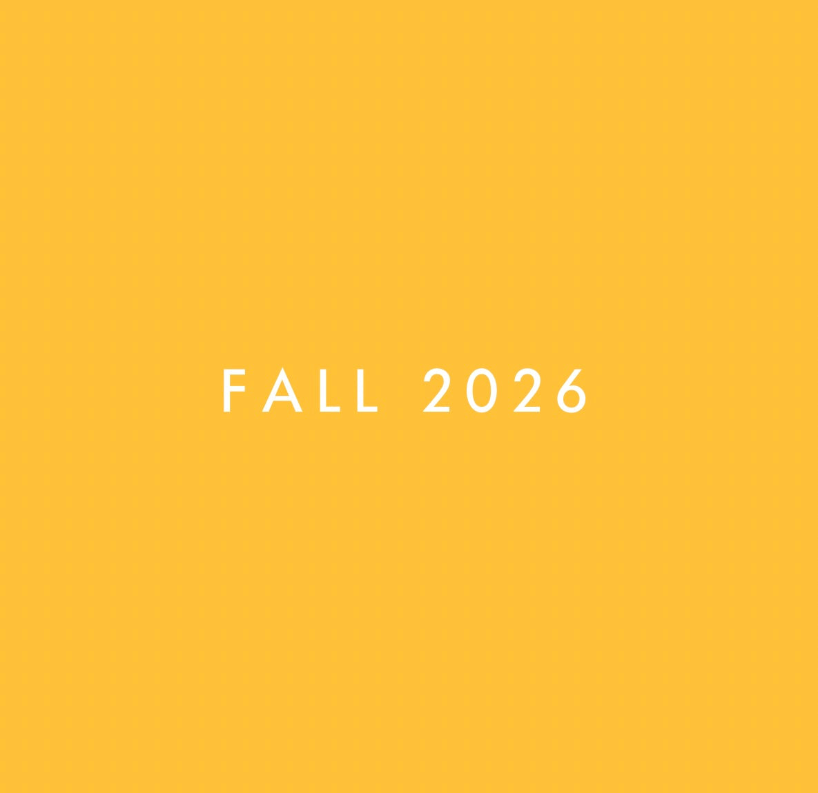Fall 2026
