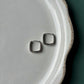 Silver square 15mm Hoop