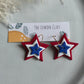 Patriotic Star Hoops