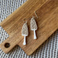 Morel Mushroom Dangle Earrings