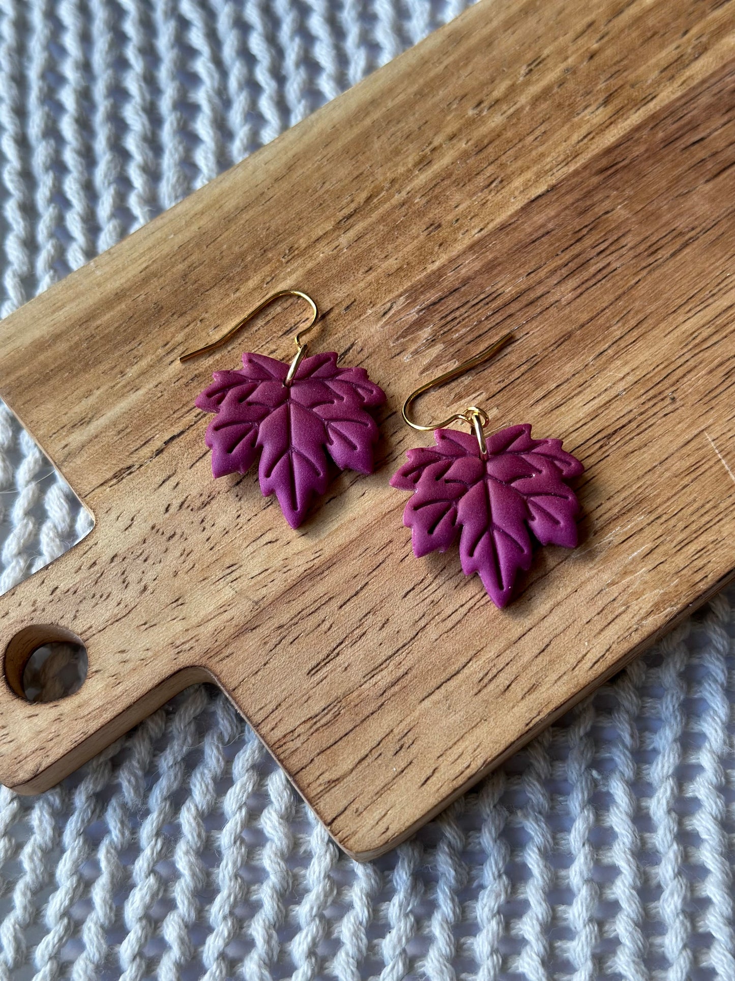 Gradient Leaves Dangle Earrings (Multiple Options)