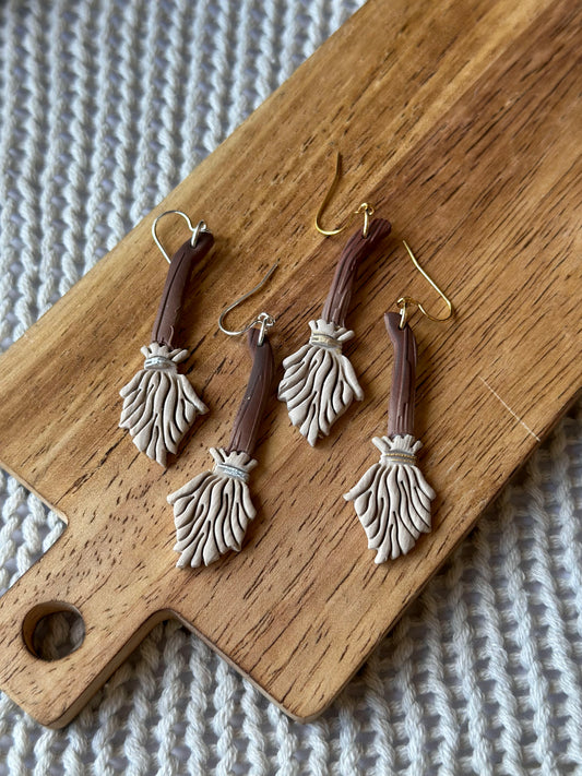 Broomstick Dangle Earrings