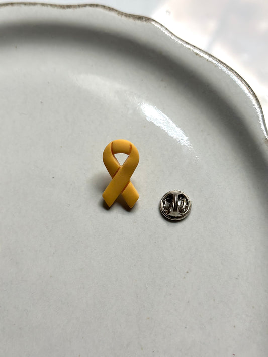 Support Our Troops Yellow Ribbon Pin