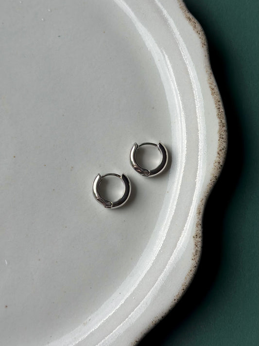 Silver 15mm Hoop