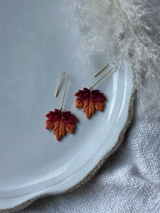 Drop Hook Gradient Leaves