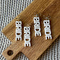 Bride with Bow Dangle Earrings