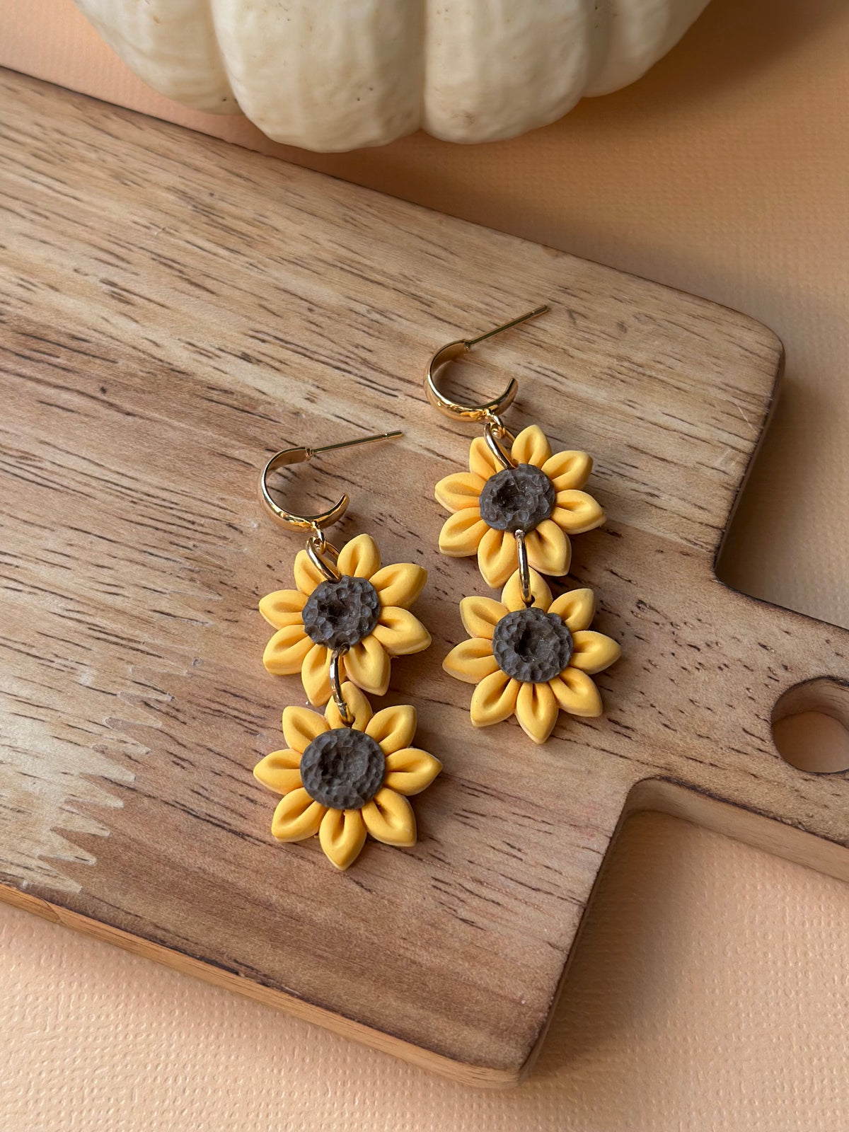 Stacked Sunflower Dangles