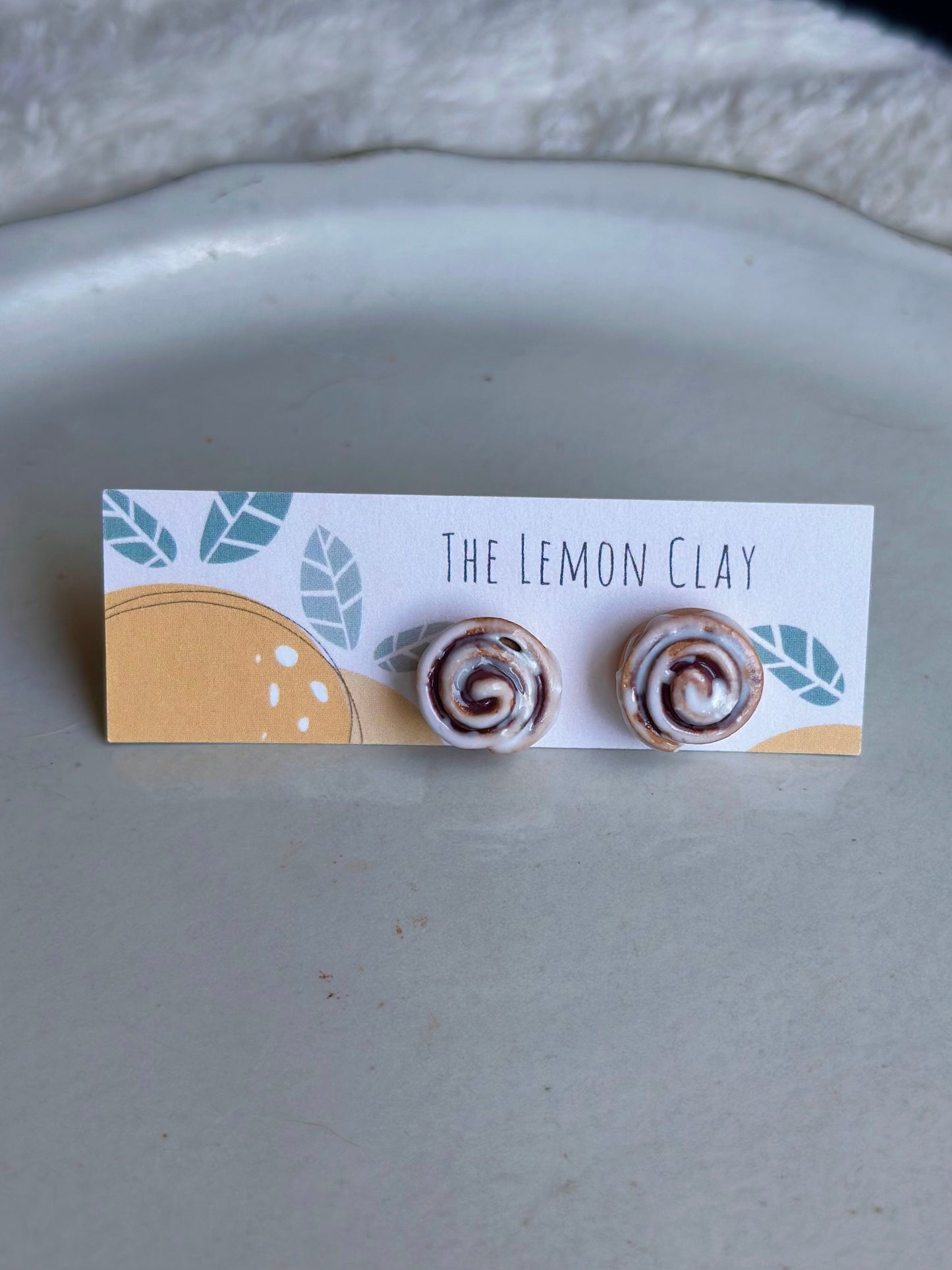 Cinnamon Roll Studs