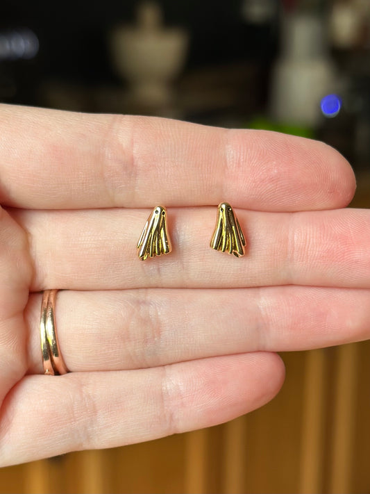 Gold Ghost Studs
