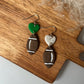 School Spirit Football Dangle Earrings