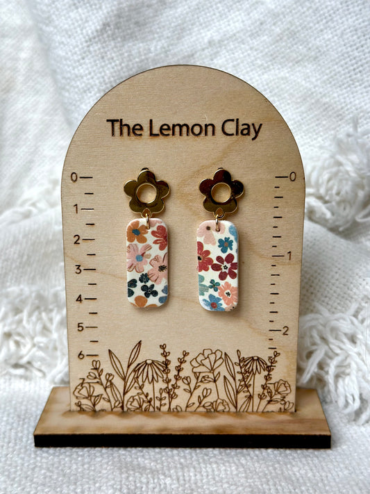 Floral Pattern Dangles