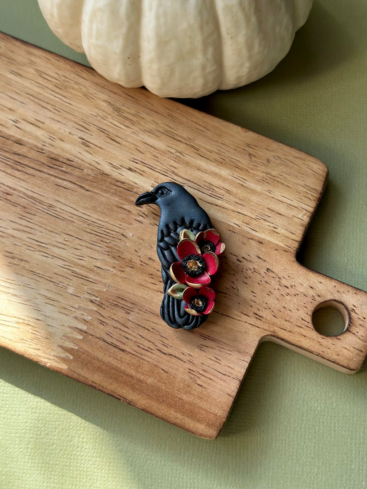 Poppy Raven Magnet