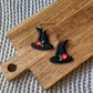 Witches Hat Dangle Earrings