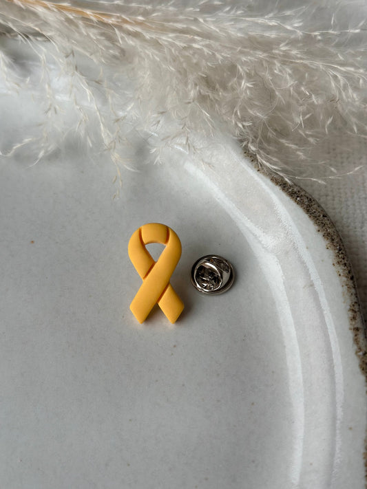 Support Our Troops Yellow Ribbon Pin