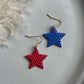 Polka Dot Star Dangles