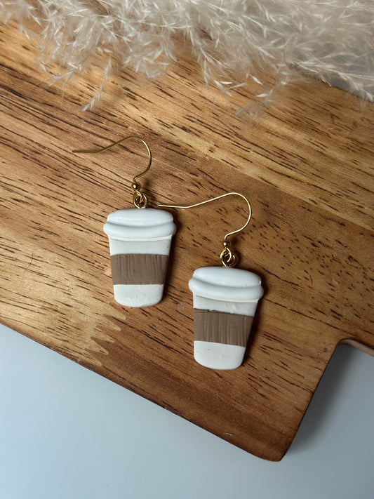 Latte Cup Dangle Earrings (Multiple Options)