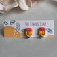 School Pencil Studs