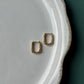 Gold Hammered 15mm Hoop