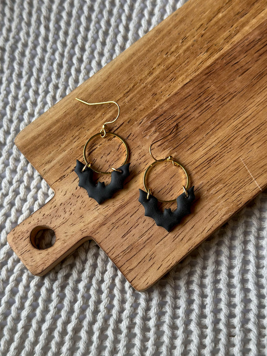 Bats w/ Connector Dangle Earrings