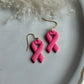 Breast Cancer Ribbon Dangles