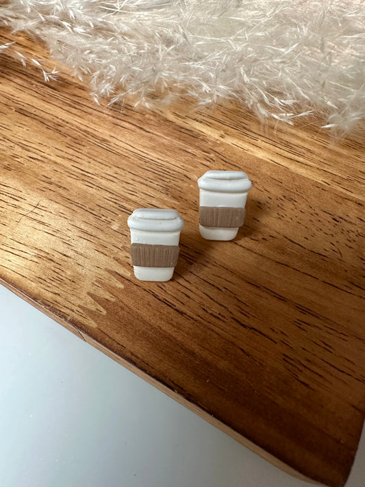 Latte Cup Studs