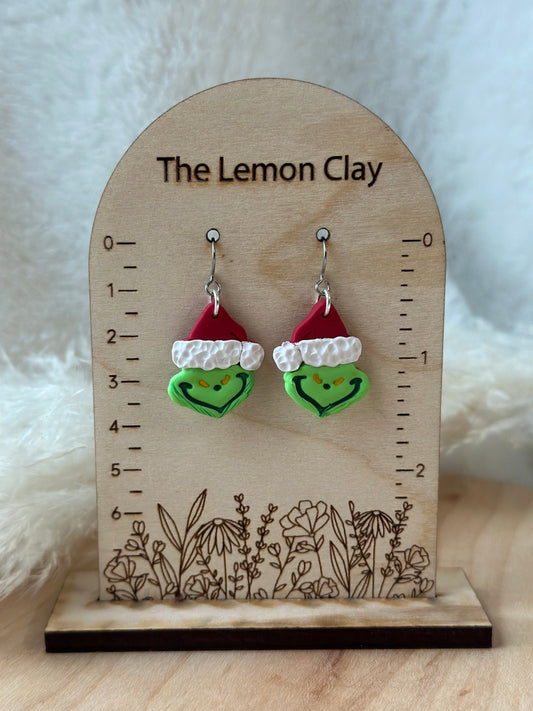 Grinning Grinch Dangles