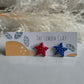 Patriotic Star Studs