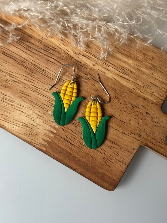 Corncob Dangle Earrings (Multiple Options)
