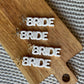 Bride with Bow Dangle Earrings