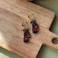 Poppy Raven Dangles