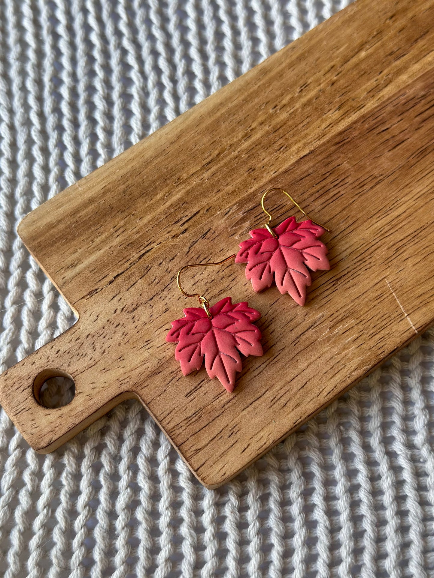 Gradient Leaves Dangle Earrings (Multiple Options)