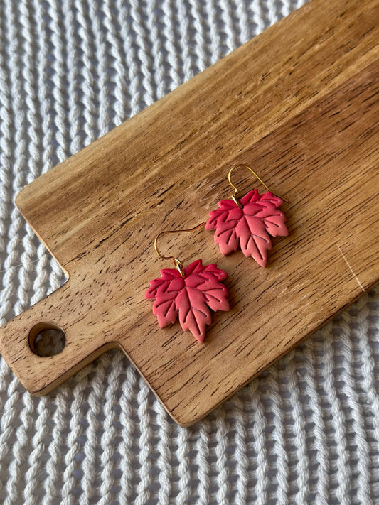 Gradient Leaves Dangle Earrings (Multiple Options)