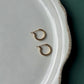 Gold 16mm Huggie Hoop