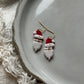 Red Santa Hat & Beard Dangles