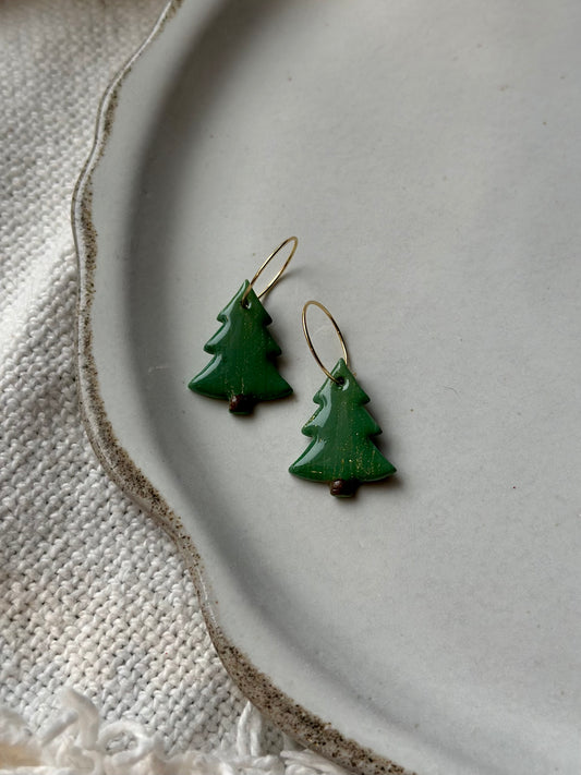 Shimmering Holiday Tree Dangles