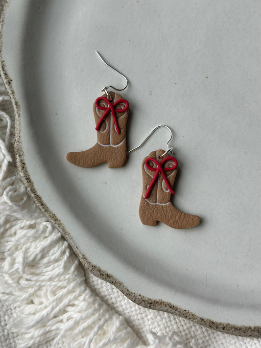 Cowboy Boots (Red Ribbon)