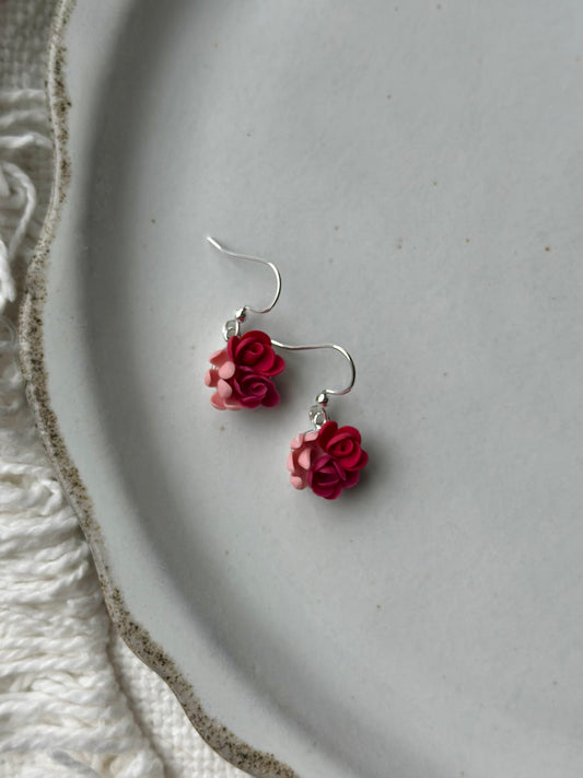 Floral Bouquet Dangle Earrings