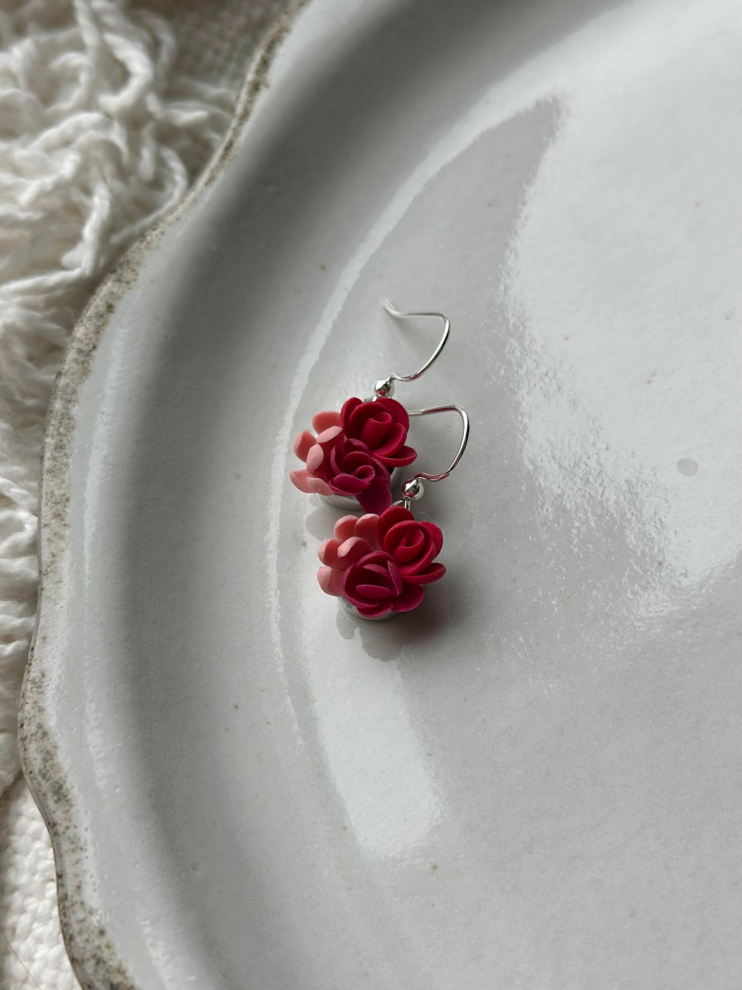 Floral Bouquet Dangle Earrings